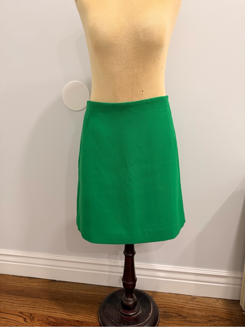 J. Crew Bright Green Mini Skirt